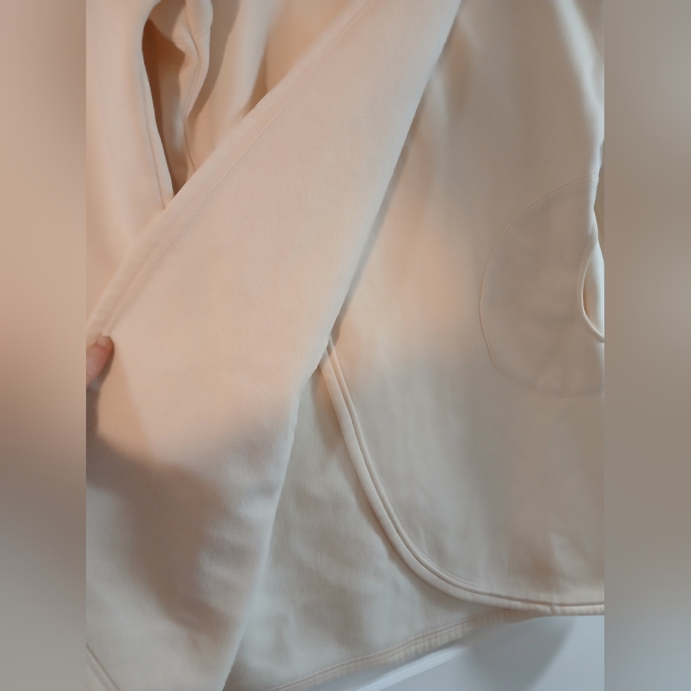 Cream Long Sleeve Hooded Dress - Picture 3 of 7